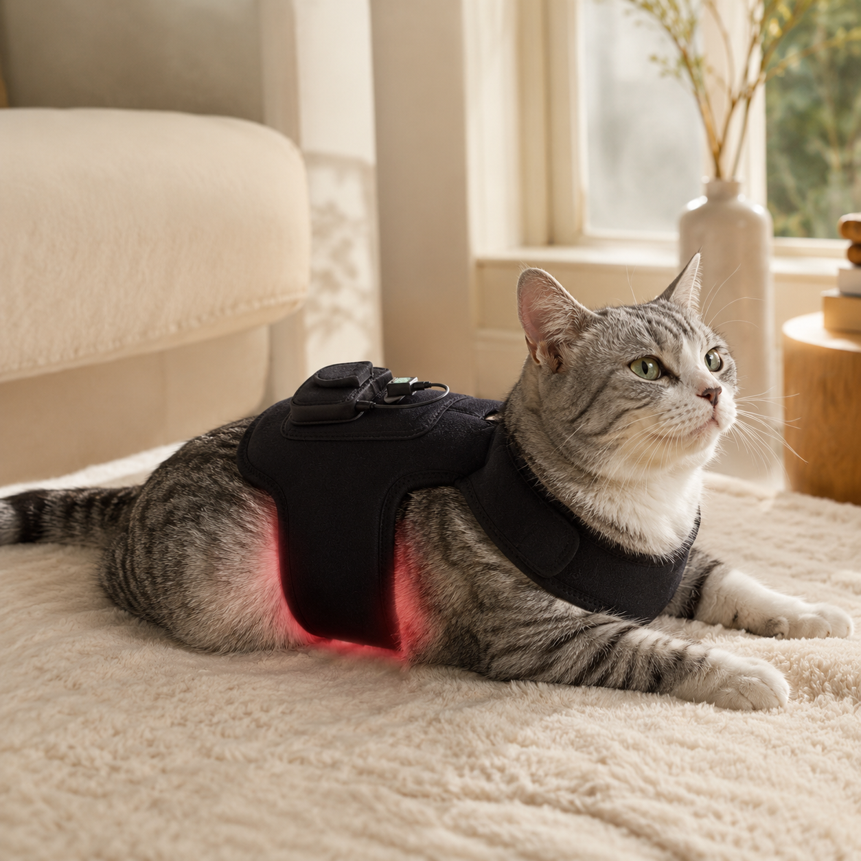 PawRadiance™ Small Pet Red Light Therapy Wrap