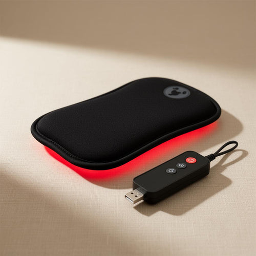 PawRadiance rechargeable pet red light therapy massager with infrared warmth